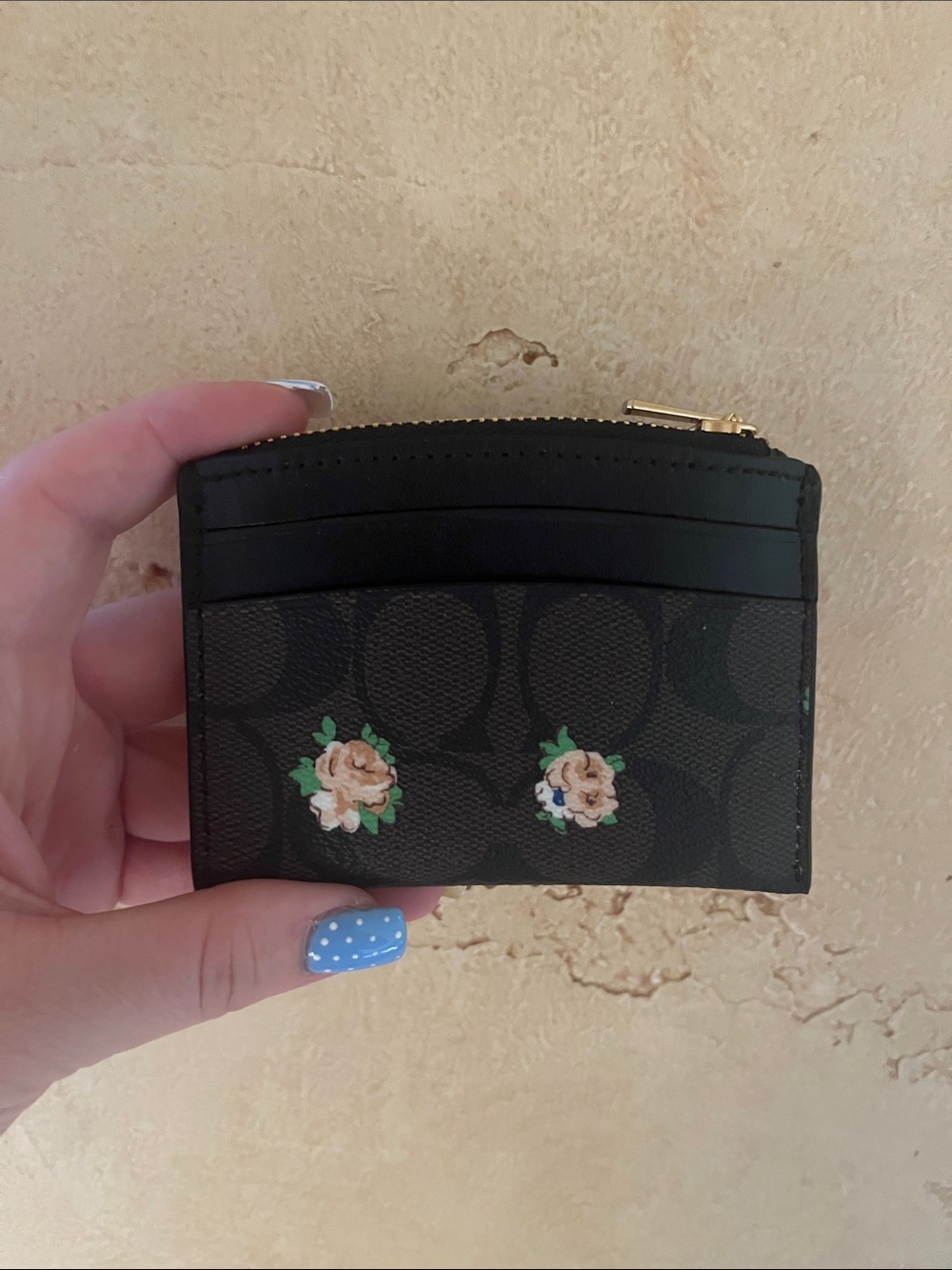 NWOT Coach Floral Signature Card Case Wallet - Picture 2 of 3